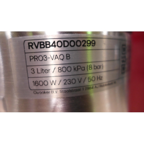 3080 - Quooker PRO-VAQB 3 L Hot Water Tank - Model RVBB40D00299 (437-18) *This lot is subject to VAT