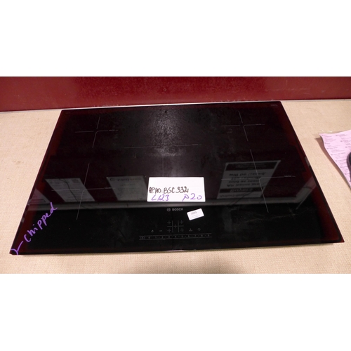 3095 - Bosch Induction 5 Zone Hob - Chipped Corner - H51xW802xD522 - model no.PIV851FB1E, Original RRP £707... 