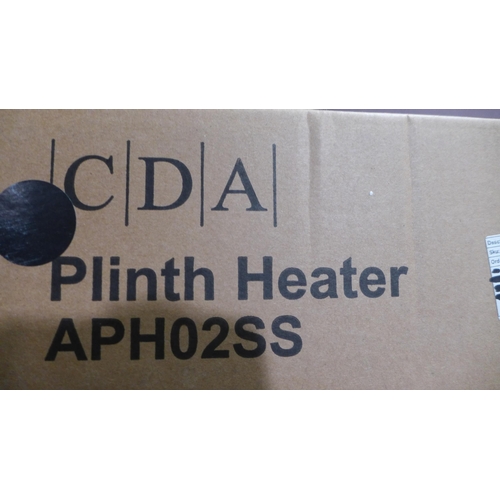 3101 - CDA Electric Plinth Heater H105xW500xD225 - model APH02SS, Original RRP £69.17 inc VAT (437-163) *Th... 