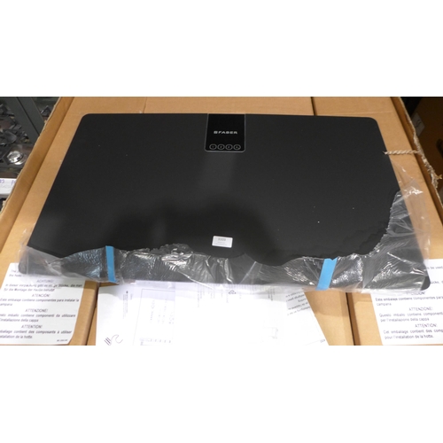 3103 - Faber Glam Fit Wall-Mounted 80cm Cooker Hood Black H470xW798xD234, Original RRP £663.2 inc VAT (437-... 