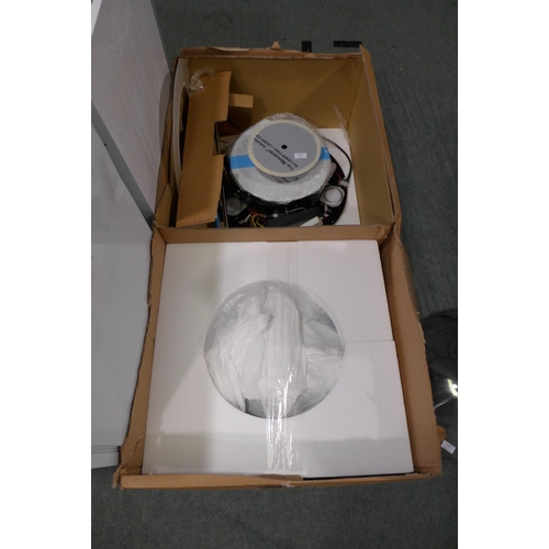 3106 - AEG  Island Cooker Hood H1250xW500xD500 - model no.DLE0431B, Original RRP £832.5 inc VAT (437-36) *T... 