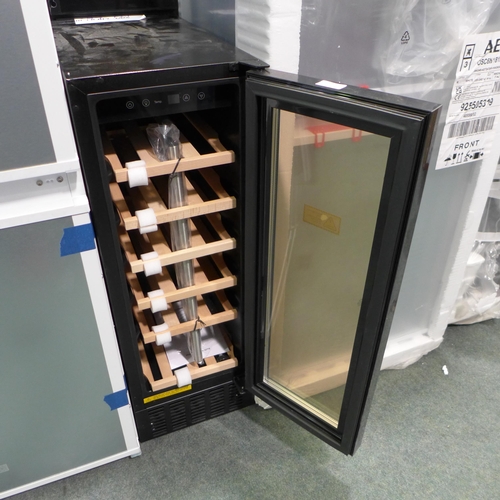 3110 - Viceroy  Under Counter 30cm Wine Cooler H870xW295xD570 - model no.WRWC30BKED, Original RRP £332.5 in... 