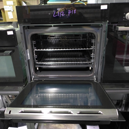 3117 - Karlson Single Pyrolytic Oven - Black  H595xW595xD546 - model no.TFTPYOVBKD, Original RRP £854.17 in... 