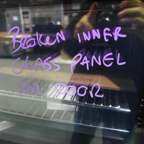 3120 - Karlson Single Oven - Broken Glass Internal Door Panel, Model TFTPYOVBKD (437-215) *This lot is subj... 