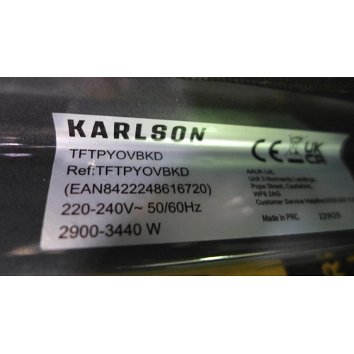 3120 - Karlson Single Oven - Broken Glass Internal Door Panel, Model TFTPYOVBKD (437-215) *This lot is subj... 