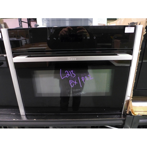 3122 - Neff Microwave Grill Combi Oven - Missing Shelves, *This lot is subject to VAT