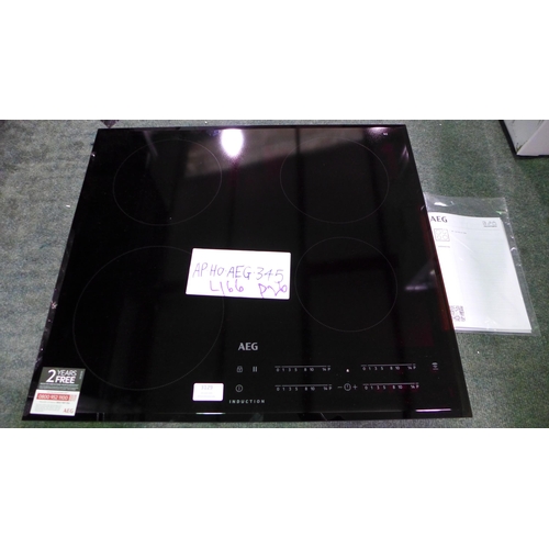 3129 - AEG  4 Zone Induction Hob H44xW590xD520 - model no.IKB64401FB, Original RRP £340.83 inc VAT (437-166... 