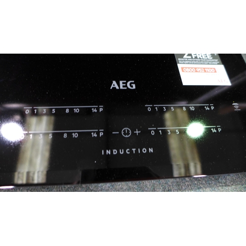 3133 - AEG  4 Zone SenseBoil Induction Hob - model no.IAE84421FB (437-144) *This lot is subject to VAT