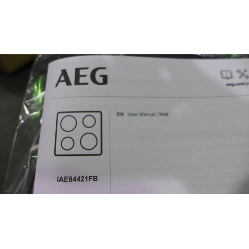 3133 - AEG  4 Zone SenseBoil Induction Hob - model no.IAE84421FB (437-144) *This lot is subject to VAT