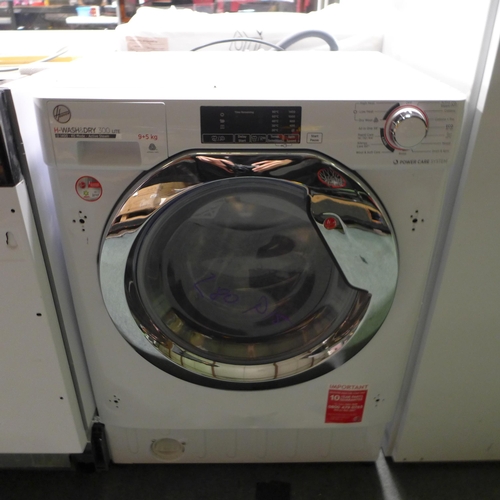 3162 - Hoover H-Wash&Dry 300 Lite  Integrated Washer Dryer (9kg) H820xW600xD530 - model no. HBD5495DIACE-80... 