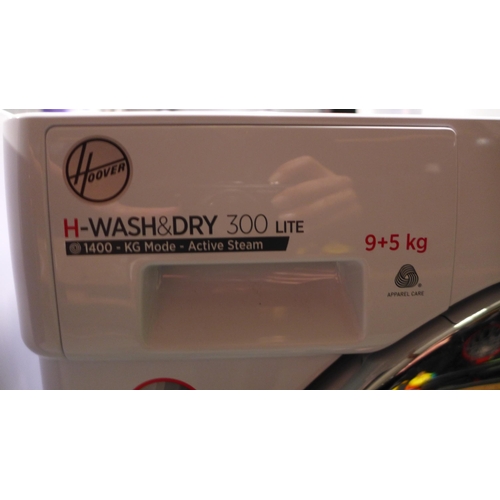 3162 - Hoover H-Wash&Dry 300 Lite  Integrated Washer Dryer (9kg) H820xW600xD530 - model no. HBD5495DIACE-80... 