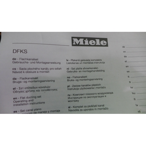 3179 - Two MIELE FLAT DUCTING SETS, Original RRP £100 inc VAT (437-190, 191) *This lot is subject to VAT