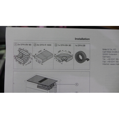 3179 - Two MIELE FLAT DUCTING SETS, Original RRP £100 inc VAT (437-190, 191) *This lot is subject to VAT