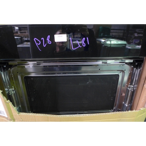 3188 - Karlson Compact Combination Microwave Oven - DAMAGED DOOR - H455xW595xD540 - model no., Original RRP... 