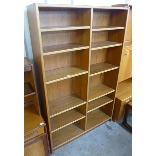 20 - A Danish teak open bookcase