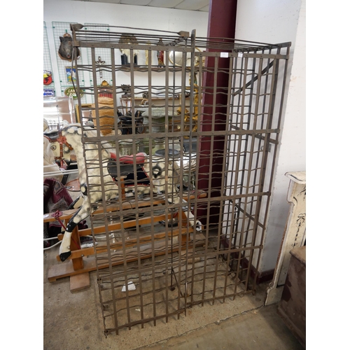 274 - A French metal wine rack