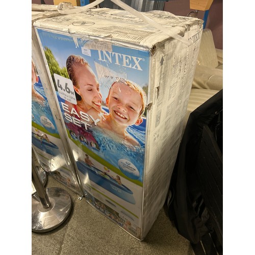 1517 - Intex 15Ft Easy Set Pool 4.57 X 1.0M, sealed box, contents not checked or tested, original RRP £249.... 