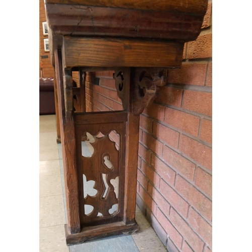 114A - An 18th Century style Chinese elm alter table