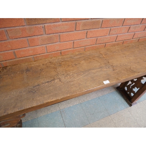 114A - An 18th Century style Chinese elm alter table