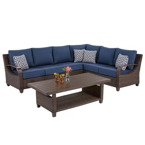 1443 - Pacific Casual Belhaven 6 Seater Sectional Set, Original RRP £1916.66 + VAT (4198-30) *This lot is s... 