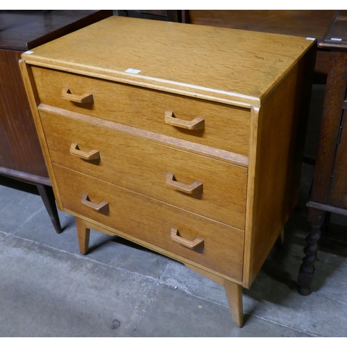 66 - A G-Plan Brandon oak chest of drawers