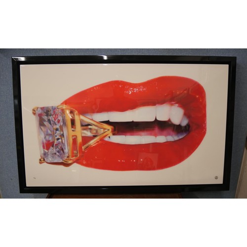 339 - Rory Hancock, Rock Candy, limited edition glazed box canvas, framed, with certificate of authenticit... 