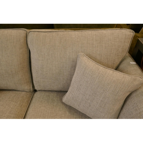 1322 - A Grey weave large two seater sofa