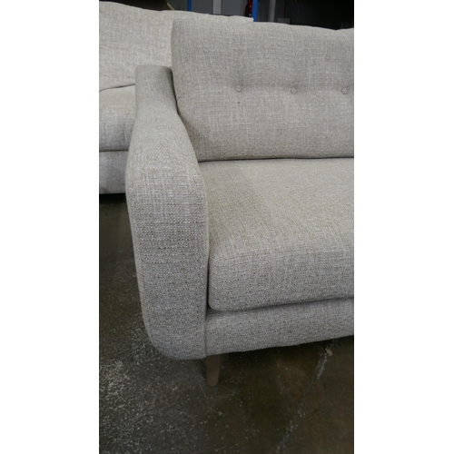 1426 - Oatmeal weve three seater sofa