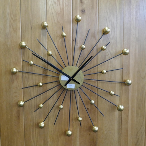 1505 - A retro style Sputnik wall clock