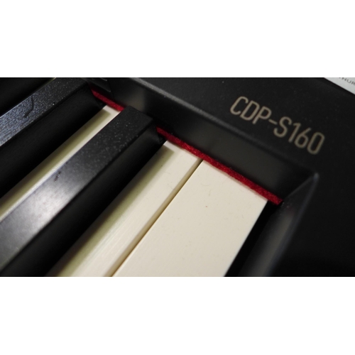 3184 - Casio 88-Key Digital piano with stand - Model CDP-S160    , Original RRP £399.99 + VAT  (316-139) *T... 