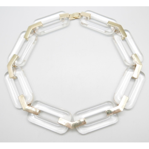 1126 - A 1970's lucite/acrylic necklace