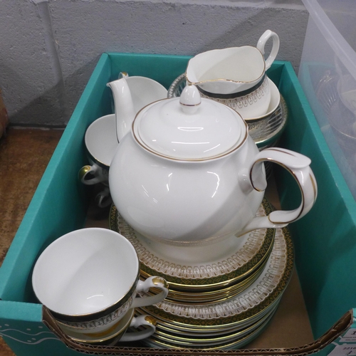 1130 - A collection of Coalport, Wedgwood, Port Meirion tea service, Newcastle upton Tyne china **PLEASE NO... 