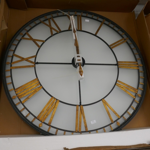 1478 - An extra large illuminated Westminster clock