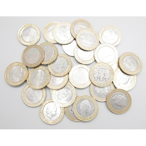 1110 - Twenty-eight collectable £2 coins