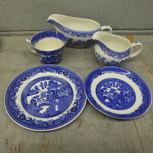 1155 - Two part tea service, Midwinter & Willow pattern **PLEASE NOTE THIS LOT IS NOT ELIGIBLE FOR POSTING ... 