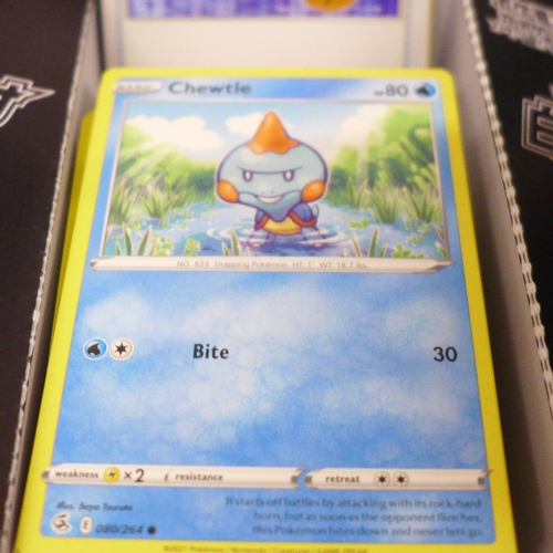 614 - 500 x Pokemon cards, including, 30 holographic cards, various sets in collectors boxes