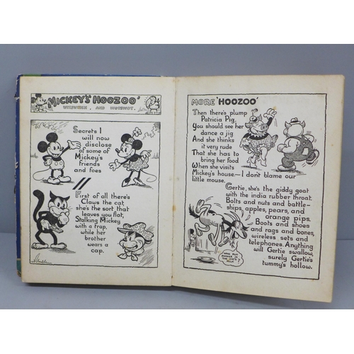 619 - A 1933 Mickey Mouse Annual, lacking spine