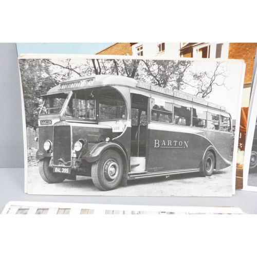 627 - Approximately 45 Barton Bus photographs