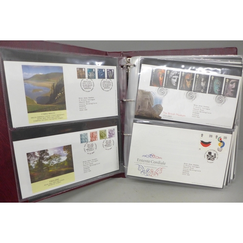 684 - Stamps; a stamp album of GB first day covers from the period 2003 to 2008