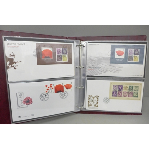 684 - Stamps; a stamp album of GB first day covers from the period 2003 to 2008