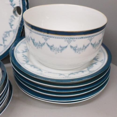 703 - An Edwardian six setting china tea set