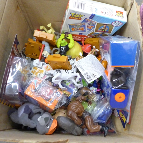 718 - Children's toys, figures and games including Bob The Builder, Play People, Disney, Spiderman, Disney... 