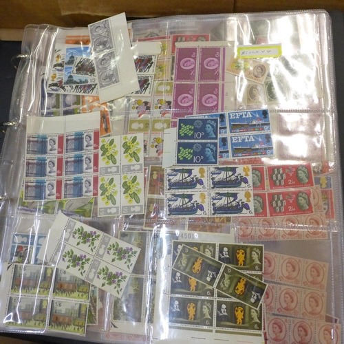 728 - A collection of stamps in albums and some first day covers