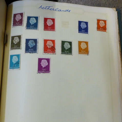 728 - A collection of stamps in albums and some first day covers