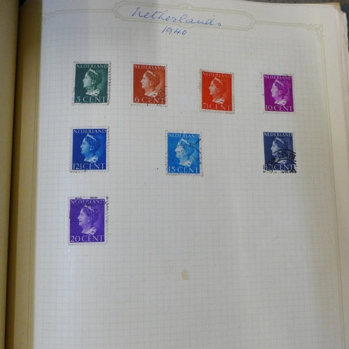 728 - A collection of stamps in albums and some first day covers