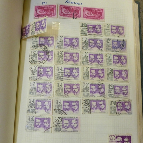 728 - A collection of stamps in albums and some first day covers