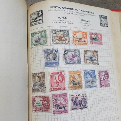 748 - A collection of stamp albums and first day covers including 'Birds & Flowers of the 50 States', and ... 