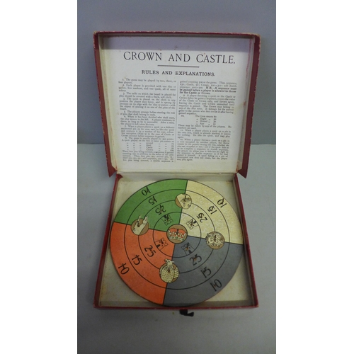 759 - Early 20th Century Crown & Castle and British Empire games (2)