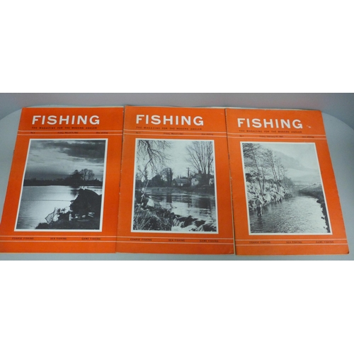 762 - A First Edition of The Angler's Mail Newspaper, Thurs 11 June 1964 and six Editions of Fishing Fri F... 