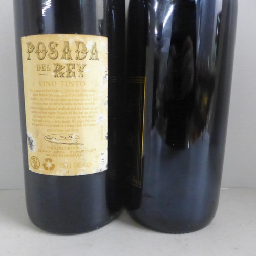 791 - Two magnum bottles of red wine, Rives du Bisse Pinot-Noir and Posada del-Rey